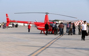 بالگرد آمریکایی و جدید ایران در کیش به نمایش درآمد +تصاویر