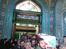 تصاویر / تشییع جناز شهید رضا سامرایی جانباز عراقی ساکن گرگان