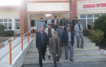 دقایقی پیش غلامحسین الهام جهت سخنرانی در همایش 9 دی و بصیرت عاشورایی وارد فرودگاه گرگان شد 