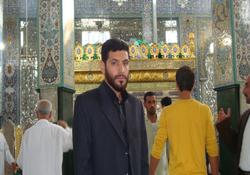 عکس سیداحسان حاجی حاتملو شهید مدافع حرم در حرم حضرت زینب (س)