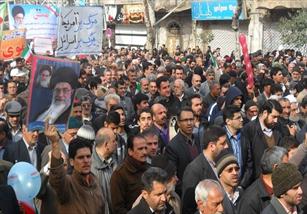 حضور پر رنگ دانشجویان گلستانی در راهپیمایی 22بهمن
