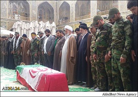 عکس خبری/ تشییع پیکر شهید ایرانی مدافع حرم محمد هادی ذوالفقاری در نجف اشرف