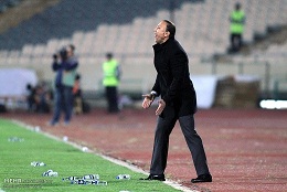 درخشان در حاشیه بازی امروز/عکس 