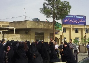 تجمع اعتراض آمیز معلمان کرمانی+تصاویر