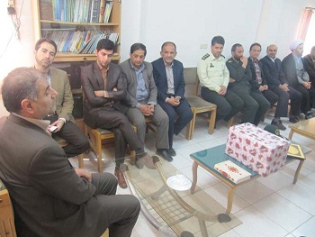 آیین تودیع و معارفه رییس دادگاه بخش نوکنده با حضور معاون قضایی دادگستری استان ، فرماندار