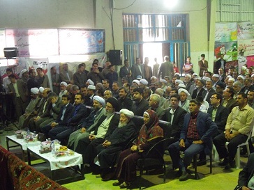 بندرترکمن/ جشن بزرگ فرهنگیان با حضور آیت الله نورمفیدی در بندرترکمن + تصاویر