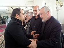 مراسم ترحیم همسر محمدرضا رحیمی در قروه برگزار شد + تصاویر