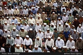 نماز عید فطر در بندر ترکمن