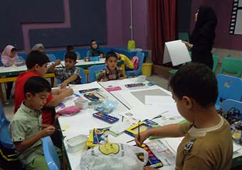 تصاویر/ کارگاه نقاشی کودکان و نوجوانان در کانون پرورشی فکری بندرترکمن