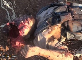 تروریست‌کُشی داعشی‌ها در حلب+تصاویر (18+) 