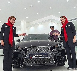 (تصویر) تبلیغ عجیب فروش لکسوس در ایران 