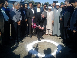 حاشیه های مراسم کلنگ زنی در شهرستان بندرترکمن