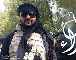 هلاکت تروریست آمریکایی عضو داعش در  (الحشد الشعبی) در منطقه فلوجه واقع در استان الانبار+عکس 