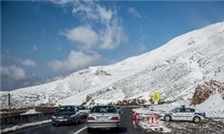 ارتفاعات کلاردشت سفیدپوش شد