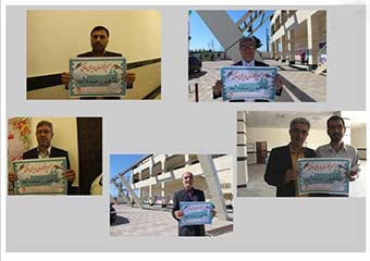تصاویر/ پیوستن روسای دانشگاه های گنبد به کمپین«ماهم رزمنده ایم» 