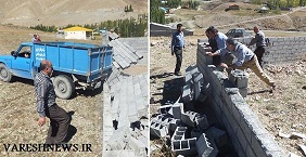 تخریب ساخت و سازغیرمجاز با  «دنده عقب» !