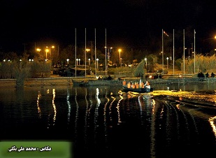 گزارش تصویری از رزم در دریاچه مصنوعی گنبد