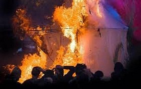 چادرهاي حجاج در آتش سوخت حادثه‌ای دیگر