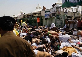 کشته و زخمی شدن ۳۵۰۰ زائر در منا  فیلم/ آغاز فاجعه «منا» و اثبات تقصیر رژیم سعودی+عکس