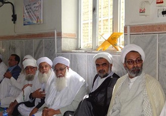 مراسم تشییع «عبداله براهویی ژند» جانباخته اهل سنت حادثه منا در شهرستان رامیان
