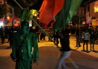 تصاویر/ مراسم شب سوم محرم در شهرستان بندرگز