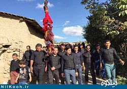 برگزاری سنت دیرینه « علم‌گردانی » در روستای کیارام + تصاویر زیبایی این آیین