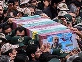 تشیع پیکر لطیف مشهدبان حاجی جانباخته فاجعه منا در قائمشهر