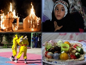 حادثه برخورد پراید و تیبا در خرامه /اجرای تعزیه حضرت ابوالفضل (ع) در داراب /اردوی جهادی بسیج دانشجویی جهرم در روستای باغکبیر /استقبال شبانه سروستانی ها از دو شهید مدافع حرم