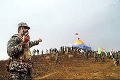 گزارش آسوشیتدپرس از رزمایش بسیج رگزاری رزمایشی، خارج کردن کنترل مسجد الاقصی