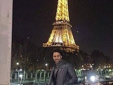 پاریس گردی فرهاد مجیدی/عکس 