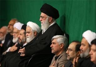 با حضور پرشور هیئت‌های دانشجویی مراسم عزاداری اربعین حسینی(ع) در حضور رهبر انقلاب برگزار شد 