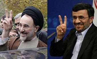 استقبال خاتمی از کاندیداتوری احمدی نژاد