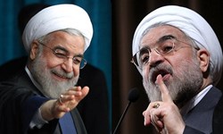 روحانی۹۱: فکر نمی­‌کنم آمریکایی‌ها به دنبال جنگ با ایران باشند/روحانی۹۶: برجام سایه جنگ را از کشور برداشت