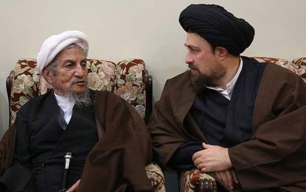سید حسن خمینی فوت آیت الله صانعی را به امام زمان(عج) تسلیت گفت!