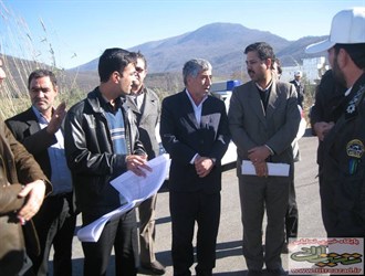 بازدید جمعی از مسئولین استانی و شهرستان آزادشهر از پروژه بزرگراه آزادشهر – نوده + تصاویر