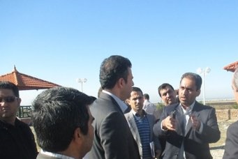  بازدید رئیس سازمان مدیریت و برنامه ریزی استان از پروژه های عمرانی شهرستان ترکمن