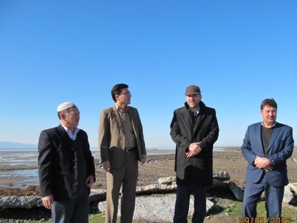 بازدید فیروزی فرماندار جدید شهرستان ترکمن از نواحی ساحلی روستای چپاقلی