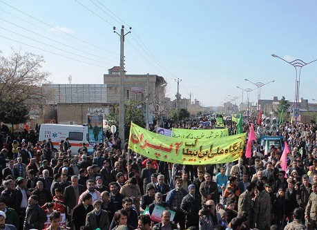 گزارش تصویری از راهپیمایی حماسی 22 بهمن در گالیکش