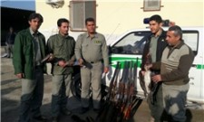 دستگیری 10 شکارچی غیرمجاز در منطقه تالاب گمیشان