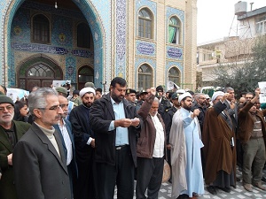 گزارش تصویری /تجمع اعتراض آمیزمردم بندرترکمن در محکومیت رژیم آل سعود