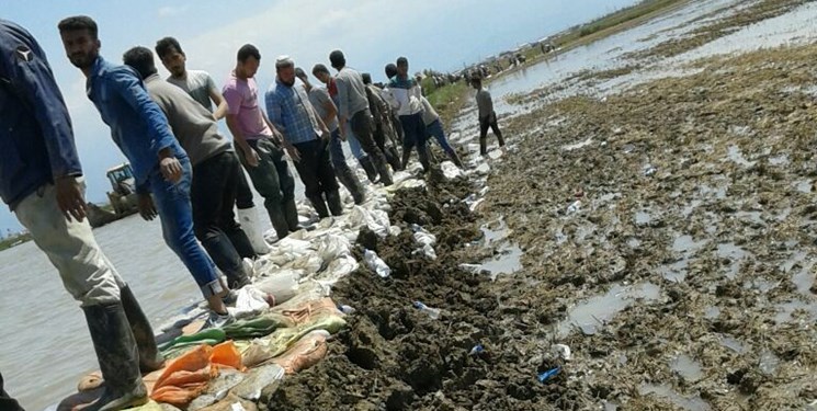 از جهاد مردمی تا نگاه نگران آق‎قلا به سیل‎بندها