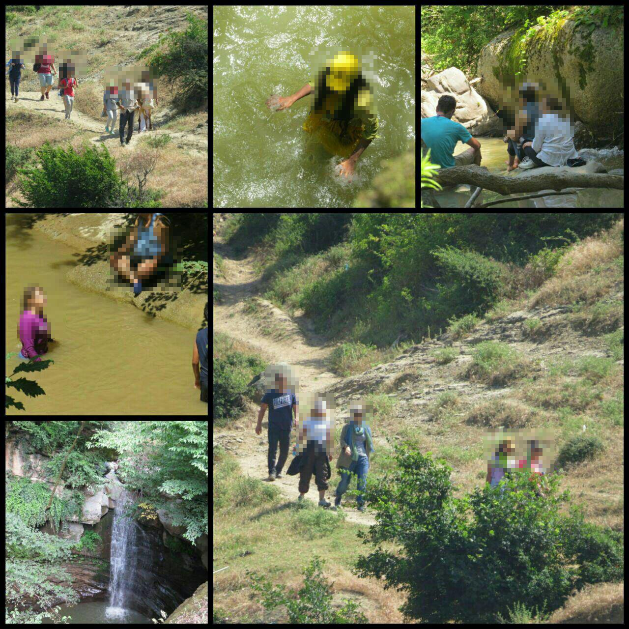 هنجارشکنی در تفرجگاه روستای ساسنگ شهرستان مینودشت