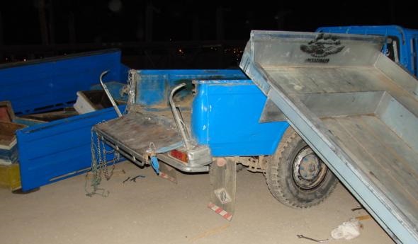 101كيلو ترياك در وانت نيسان جاساز شده بود