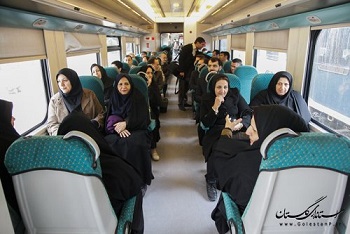 برگزاری تور بازدید و برنامه ریزی قطار گردشگری گرگان- اینچه برون